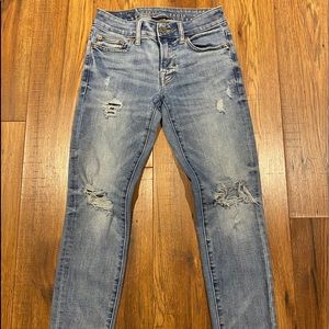 American Eagle Skinny Ripped Jeans